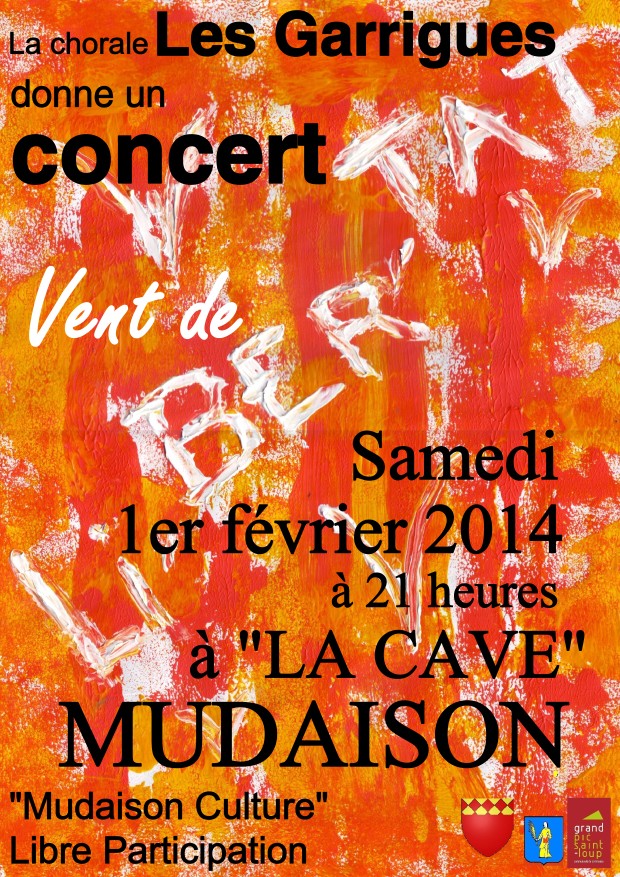 Concert à La Cave Mudaison le 1er février 2014